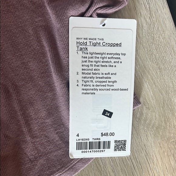 Lululemon Hold Tight Cropped Tank - Picture 4 of 12